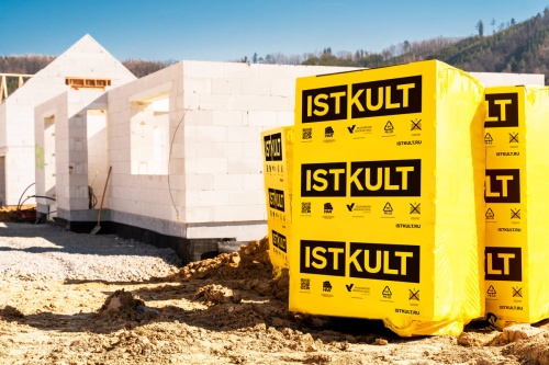 Газобетонные блоки Istkult D500 625х750х150 Jumbo перегородочные