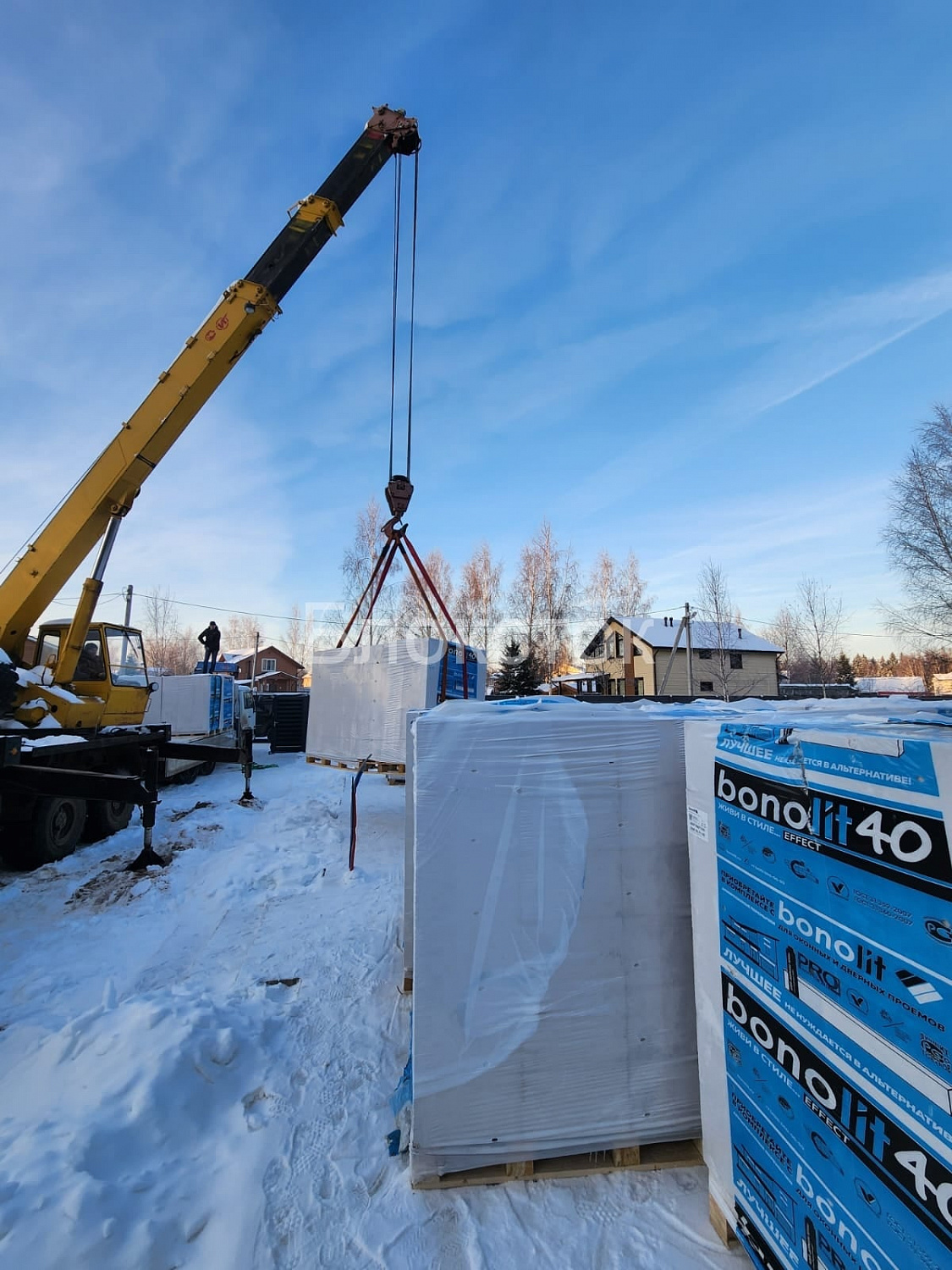 Газобетонные блоки Бонолит Дмитров D600 625х200х100 перегородочные